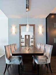 If you're looking for dining room lighting ideas, turn your attention to wall sconces. Home Design And Decor Modern Dining Room Decor Ideas Modern Dining Room Decor With Pe Dining Room Decor Modern Modern Dining Room Dining Room Design Modern