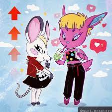 Their shirts are long enough that they appear to all be wearing dresses. Fuschia And Bella Were And Still Are Some Of My Faves U Know Fuschia Runs A Popular Vibes Insta Account While Bella Downvotes Your Comments For Fun Animalcrossing