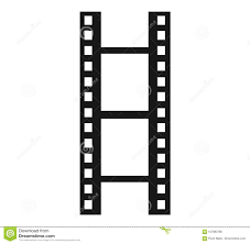 Download Simple Black And White Film Reel Icon Stock Photo Image 107883780 Black And White Film Film Reels Black And White