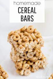 Cereal Bars I Heart Naptime Cereal Bars Homemade Homemade Cereal Recipes