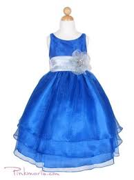 Royal Blue Colorful Organza Flower Girl Dress Flower Girl Dresses Blue Flower Girl Dresses Royal Blue Bridesmaid Dresses