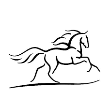 Horse Outline Tattoo Design In 2020 Horse Tattoo Horse Outline Horse Silhouette
