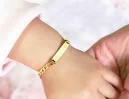 Baby Bracelet Gold Child Id Bracelet Baby Bracelet Silver Etsy In 2021 Baby Bracelet Gold Baby Bracelet Gold Bracelet