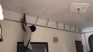 However, these kits are sized for drywall, and don't protrude deep enough to reach the surface of the plaster. Renovation Plaster Ceiling L Box Cornice Installation Youtube