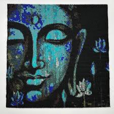 With or without? 😏 My new design with unusual but my favorite Christmas  colors 😁🌟 craftybeadart.etsy.com/listing/1813049616