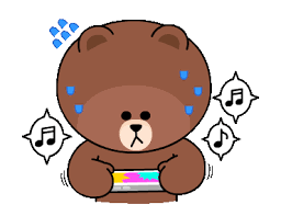 Line Mobile Line Friends Happy Days Line Sticker Dibujos De Osos Tiernos Dibujos De Osos Oso Amoroso