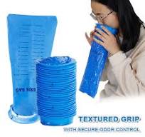 Custom Logo 1000ml Vomit Bags Leak-Proof Disposable Barf Bags for Travel  and Motion Sickness