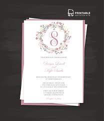 Free Pdf Download Floral Wreath Logo Invitation Templa Wedding Invitations Printable Templates Free Wedding Invitation Templates Wedding Invitation Templates