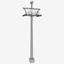 Ski Lift Mountain Pole Medium Poly Chair Lift Ski Lift Chair Lift Chairs