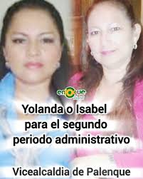 ATENCIÓN #PALENQUE La Cuna de Infante solo presenta dos opciones politicas  para definir su vicealcaldia para los próximos dos años, la actual  vicealcaldesa Yolanda Villa y la edil Isabel Herrera Ullón, quienes