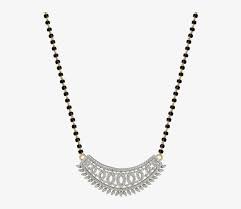 Womens 18 Karat Gold And Diamond Mangalsutra Pendant Latest Mangalsutra Pendant Designs In Diamond Free Transparent Png Download Pngkey Black beads mangalsutra necklace from waman hari pethe sons.