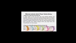 Canlı valyuta konvertoru vasitəsilə ani yenilənən kurslar ilə hesablamalar edə bilərsiniz. Tugas Bisnis Internasional Pasar Valuta Asing Youtube
