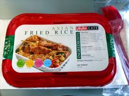 Featuring chicken cooked in kung pau sauce, it's served with fragrant white rice and garnished with spring onions. Airasia In Flight Meals Photos And Review Wanderwisdom