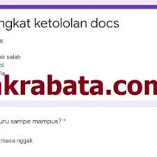Build and engage with your professional network. Ujian Ketololan Docs Link Google Form Terbaru 2020 Bakrabata Com