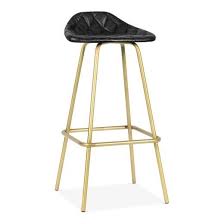 Black And Gold Bar Stools Australia Laguna High Bar Stool Genuine Leather Antique Black 72cm Bar Stools High Bar Stools Kitchen Bar Stools