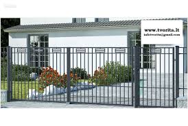 Metaliniai vartai varteliai tvoros segmentai: www.Tvorita.lt skelbimo  ID52183771 Žemėlapis | Alio.lt