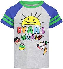 Ryan loves doing lots of fun things like pretend play, science experiments, music videos, skits, challenges, diy arts and crafts and more!!! Ryan S World Short Sleeve Graphic Tshirt Tee Shirt Cartoon 4 Buy Online In Guernsey At Guernsey Desertcart Com Productid 80164770