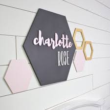 Check out our hexagonal sign selection for the very best in unique or custom, handmade pieces from our wall décor shops. Hexagon Wood Name Sign Custom Craftcuts Com
