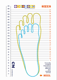 toddler foot chart bedowntowndaytona com