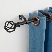 Free store pickup in stock $11.99. Buy Yumierle Industrial Curtain Rods Iron Curtain Rods For Windows 28 To 48 3 4 Inch Curtain Rods Cage Finials Black Curtain Rods Outdoor Farmhouse Curtain Rod Room Divider 28 48 Matte Black 2