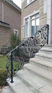 Stairs design wrought iron furniture wrought iron stairs staircase railings wrought iron stair railing iron doors iron decor. Exterior Metal Stair Railing For Safety And The Look Of Your Home
