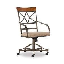 Swivel dining room chairs have been a part of the life's work for many furniture makers, but those produced by chromcraft , charles and ray eames and knoll are consistently popular. Set Of 2 Carter Swivel Dining Chair Metal Tan Cherry Powell Company Target