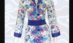 Pin Di Model Batik Modern Terbaru