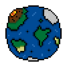 Planet Pixel Art Animation By Zeevilcat On Deviantart Pixel Art Art Animation