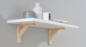 Various floating brackets and melamine boards. Floating Shelves Buy Here At Best Price Regalraum