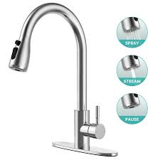 High Arc Kitchen Sink Faucet Single