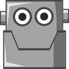 Black And White Cartoon Robot Head Pin By Ryan Martin On Robot Robot Cartoon Cute Doodles Robot
