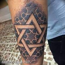As a tattoo design, buddha's footprint is a powerful reminder that the ideas of a single individual can transform the world, that spiritual pursuits take place in a material world, and they may act to help a believer to 'follow' in. Photo Tattoo Star Of David 29 12 2018 060 Tattoo Example Tattoovalue Net Tattoovalue Net