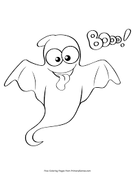 Free printable halloween coloring pages. Ghost Coloring Page Free Printable Pdf From Primarygames