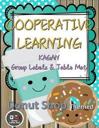 Free Sample Donut Shop Theme Cooperative Learning Group Labels And Table Mat Cooperative Learning Groups Cooperative Learning Table Labels