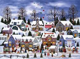 Jane wooster scott jigsaw puzzle, somewhere over the rainbow 1000 pieces *excellent cond* all pieces!! Jane Wooster Scott Seeking Holiday Treasures 900x673 Americana Art Art Christmas Art