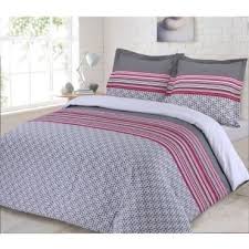Les housses de couette de qualité supérieure blanc cerise sont confectionnées à partir de matériaux nobles et. Parure De Couette Housse De Couette Et Taies Parure De Couette Tracy 100 Coton 1 Housse De Couette 220x240 Cm 2 Taies D Oreillers 65x65 Cm Gris Et Rose Vente De Sans Marque Conforama