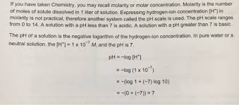 How to find concentration of h+ given ph. Use The Information In The Table To Find The Ph Or Chegg Com