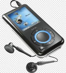 Music files can be saved in the mp3 format. Mp3 Player Sandisk Sansa Portable Media Player Cassette Deck Playing Disc Players Gadget Electronics Media Player Png Pngwing