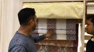 Sliding panel blinds sliding curtains blinds for windows room divider doors modern blinds blinds design elegant curtains custom drapes. Roman Blinds Design Price Details Video In Hindi Youtube