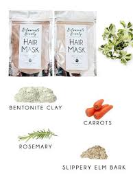 Bentonite clay for alopecia (hair loss) bentonite clay can be used as a natural remedy for alopecia (hair loss). Hair Mask Rosemary Carrot Bentonite Clay Hair Mask Botanicals Beauty