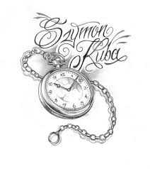 Papirouge Tattoo Zeichnungen Taschenuhr Tattoos Tattoo Uhr Taschenuhr Zeichnung