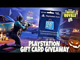 Xbox live gift card (inr). Fortnite Battle Royale Playstation Gift Card Giveaway Youtube