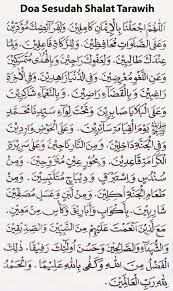 Ngaji bareng doa setelah sholat tahajud dan witir sesuai. Doa Tarawih Dan Witir Latin Disclosing The Mind