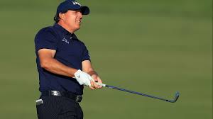 The moment was so big, in fact, that mickelson decided to have the silhouette of him doing the famed masters jump stitched on the chest of the black pullover jacket he wore during thursday's. Phil Mickelson Struggles To 78 Misses Cut At Bay Hill Orlando Sentinel