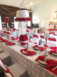 Red White And Bling Wedding Reception Ideas Salvabrani White Wedding Decorations Red Wedding Decorations Red And White Wedding Decorations