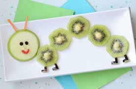 Caterpillar Apple Face Kiwi Body Food Art For Kids Food Art Fun Kids Food