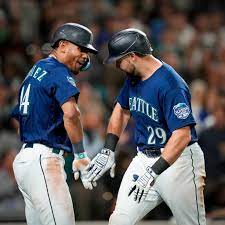 Congratulations to Julio Rodríguez and Cal Raleigh on being named to  Sporting News' American League All-Star team!