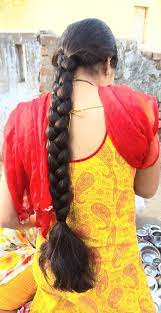 Thick Beautiful Braid Indian Long Hair Braid Long Silky Hair Braids For Long Hair