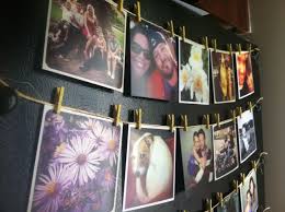 Way To Use Those Instagram Photos 4x4 Prints At Walgreens Twine Magnets Miniature Clothespins Easy And Beautiful Picture Wall Wall Art Prints