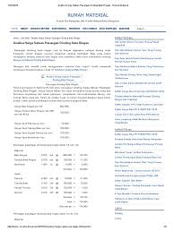 Bata ringan / hebel 7. Analisa Harga Satuan Pasangan Dinding Bata Ringan Rumah Material